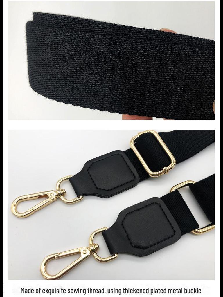 Neuer vielseitiger, breiter, gewebter, verstellbarer Umhängetaschengurt – Ersatzzubehör für Damen
