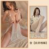 Sexy passion mesh perspective pajamas women's suspenders lace loungewear hot temptation hollow nightdress