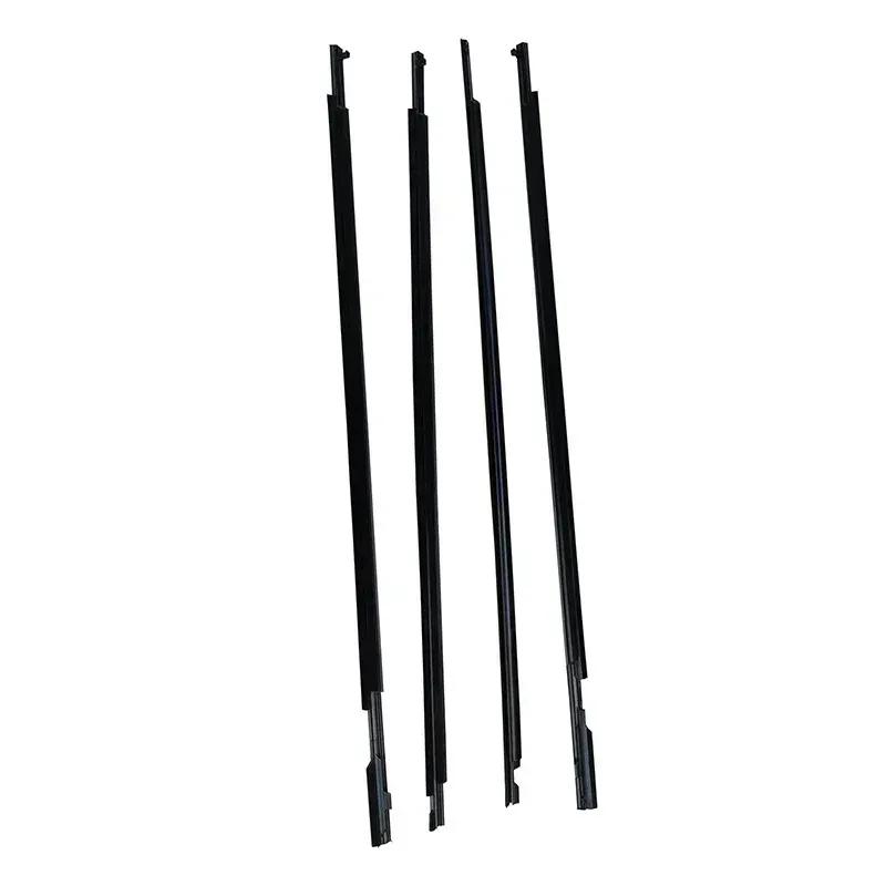 Set de 4 bucăți Pentru Toyota 2010-2016 Benzi de etanșare pentru geamuri Negre Bandă de etanșare din cauciuc pentru geam Accesorii auto Benzi decorative