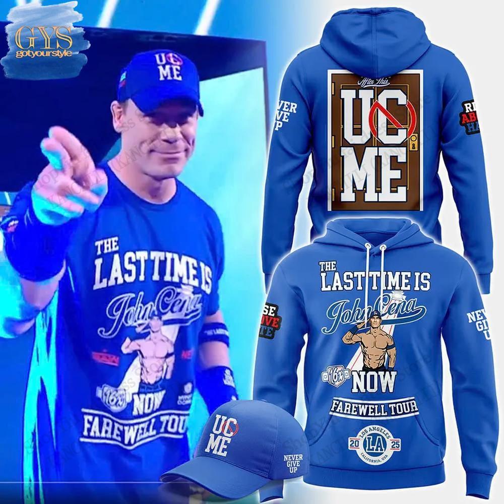 Wrestling John Cena 3d Print Hoodies Men Women Fashion Farewell Tour SummerSlam Hoodie Sweatshirt Unisex Coat Men Sweats Clothes