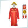 OP Luffy Cosplay Egghead Island Costume For Adults Halloween Costume Parties Performances Luffy Jacket Coat