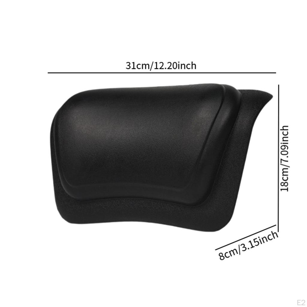 Bath Pillow Bathtub Headrest Neck Support Cushion Ergonomic PU Suitable for Spa