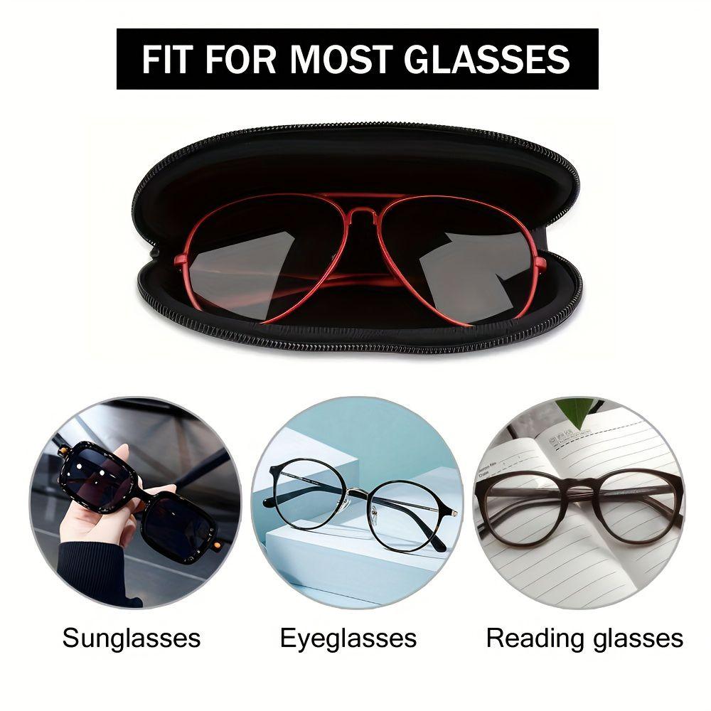 2D-Vintage Floral Pattern Glasses Case, Zipper Sunglasses Case for Women, Protective Eyewear Container, Portable Travel Accessories for Daily Protecti