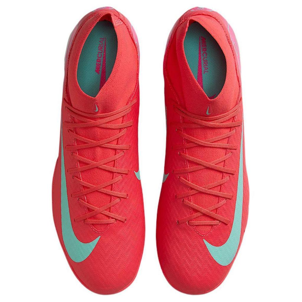 Nike Zoom Mercurial Superfly 10 Academy IC 'Mad Energy Pack' (Unisex) Ember Glow / Aurora Green Soccer Shoes FQ8332 800