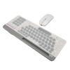 Wireless Keyboard Mouse Set Rechargeable Retro   2.4G Wireless   Keyboard Mouse Set