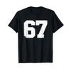 Six Seven Gen Alpha Funny Meme T-Shirt 67 Kids Pullover Top Young Mens Graphic Tee