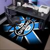 Gre-mio Football Badge Printed Office Carpet Chair Cushion  Entryway Rug, Rugs for Living Room, Bedroom Christmas gifts