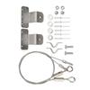 2 Pcs Hatch Latch Door Lanyard Cable Adjustable 304 Stainless Steel Wire Rope Sling Cable for RV Yac