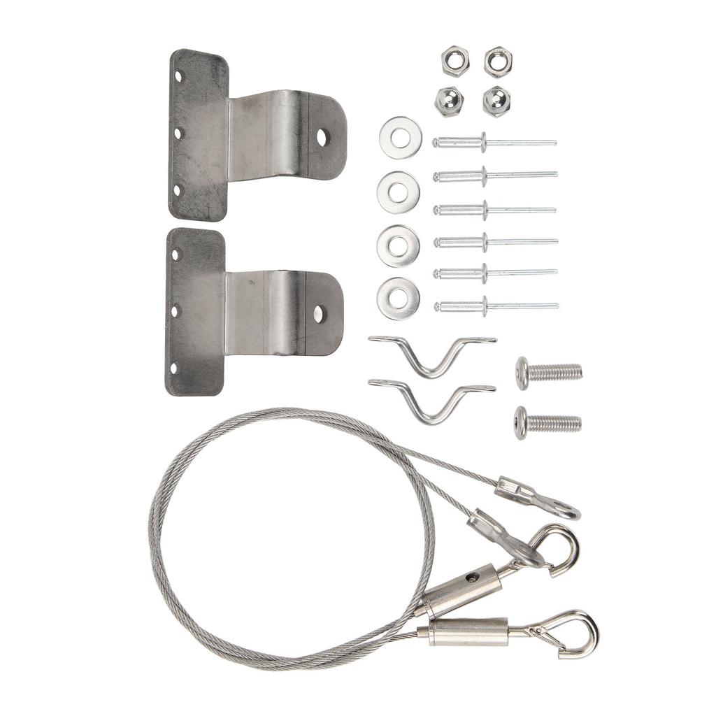 2 Pcs Hatch Latch Door Lanyard Cable Adjustable 304 Stainless Steel Wire Rope Sling Cable for RV Yac