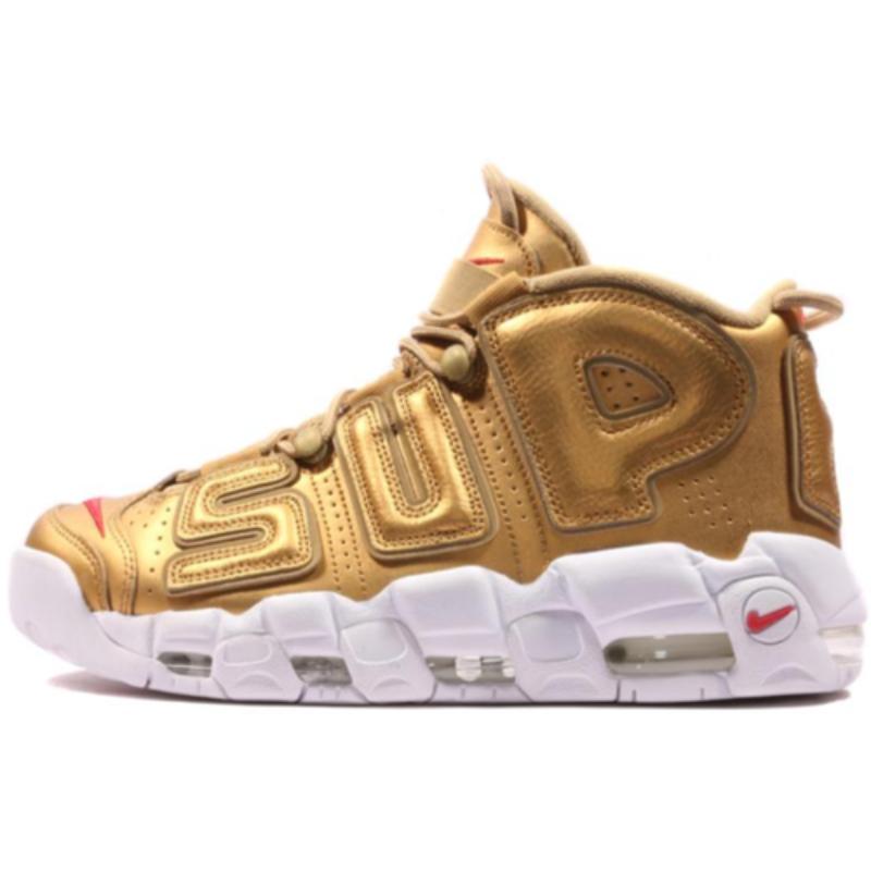

Nike Air More Uptempo Supreme Suptempo Золотой Винтажный Баскетбольный 902290-700 42.5