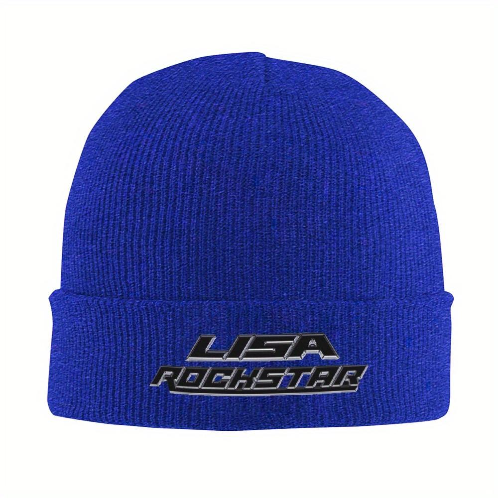 1pc LISA Rockstar Kpop 2024 Knit Hat Beanies Autumn Winter Hats Warm New Cap for Unisex WoUnisex