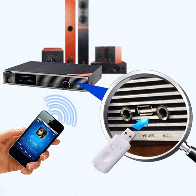 

Автомобильный комплект USB Mini Bluetooth-совместимый стерео музыкальный приемник беспроводной аудиоадаптер с микрофоном для автомобильного телефона