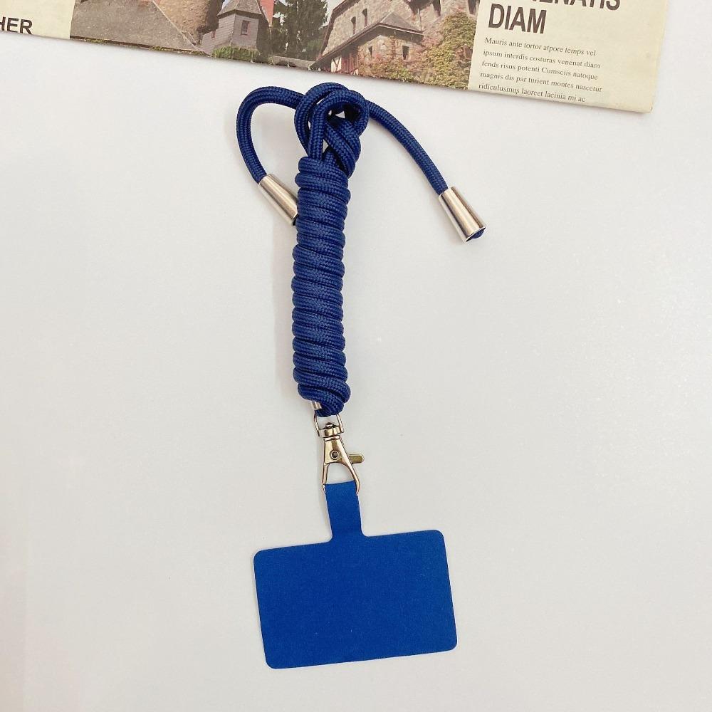 Long Lanyard Cell Phone Lanyard Durable Hanging Rope Mobile Phone Lanyard  Phone Case Use темно-синий