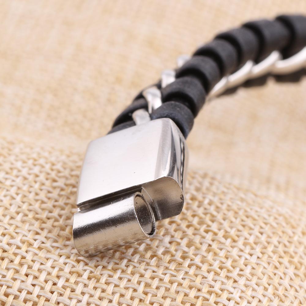 New Chain Woven Bracelet Mixed Leather Bracelet