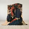 Demon Horde Gloom Flannel Blanket Warm Soft Halloween Christmas Couch Warm Cozy Decorative Decor Gift for All Season