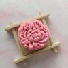 Plastic Mooncake Stamps Fish Lotus Shaped DIY Hand Press Mooncake Molds Festival