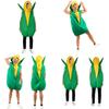 Corn Costumes Vegetable Cosplay Party For Halloween Stage Performance Dress Up