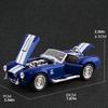 1:24 1965 Shelby Cobra Convertible Roadster Model Simulation Sound Light Pulling Tire Shock Absorbing Boys Birthday Gift