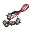 RC Headlight 5?7.4V 8LED White Light RC LED Headlights Wear Resistant RC LED Lights with Plastic
