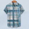 Men Summer Tops Fashion Lapel Quick Drying Men Summer Shirt Casual Men Summer Shirt Men Summer Tops Beachwear