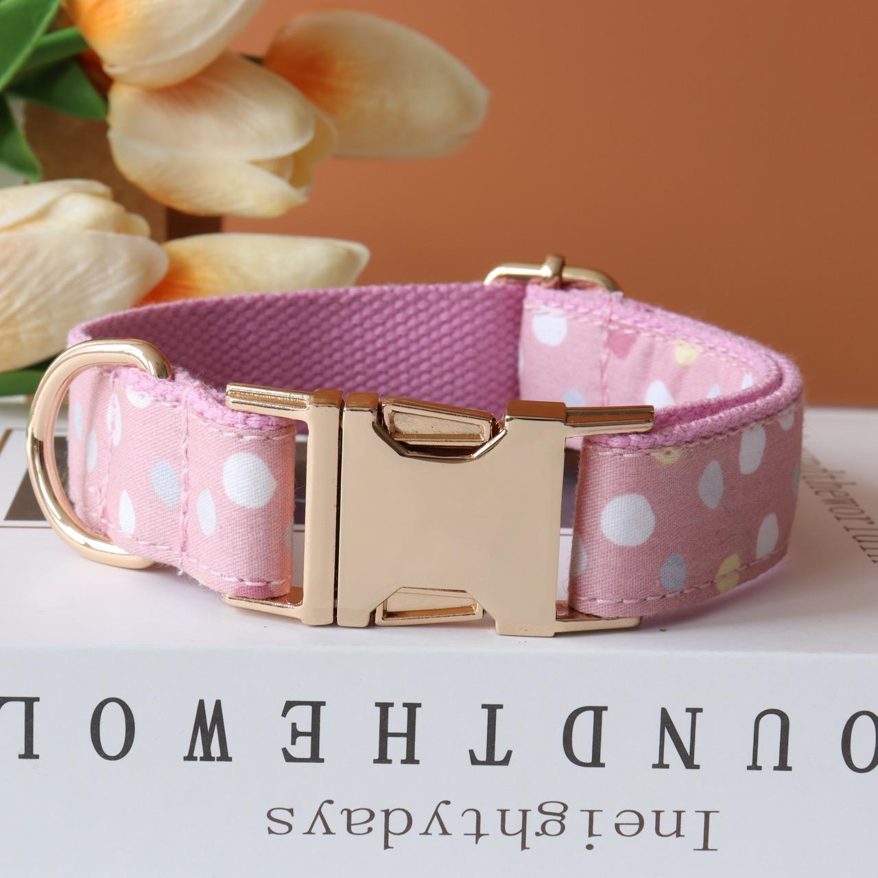 

Personalized Customized Dog Collar Set Soft Padded Free Engraving Name for Small Medium Large Dogs Adjustable 8 Colors Dog Leash XS