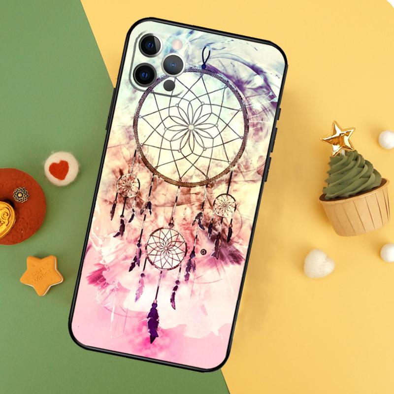 Dreamcatcher Funda For iPhone 11 12 13 14 16 15 Pro Max Mini XS Max X XR SE2 7 8 14 16 15 Plus Phone Case