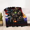 1PC Manta de Exterior Mortal Kombat Ligera de Franela, Suave y Cálida, Para Todas las Estaciones, Exterior, Camping, Sala de Estar, Oficina, L1106022