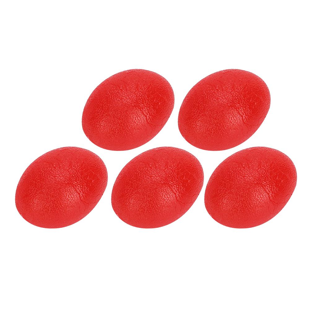 5pcs Silicone Hand Grip Ball Wrist Exercise Strength Training Massage Grip StrengthenerYellow (15