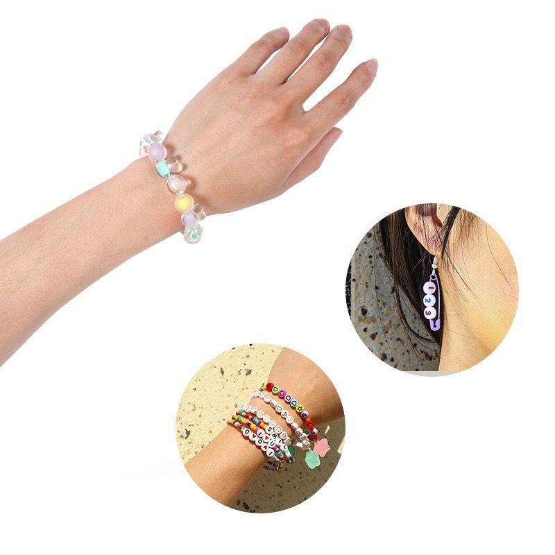 6mm 8mm 10mm 12mm Round Matting Acrylic Beads Loose Spacer Beads for Jewelry Making DIY Handmade Accessories