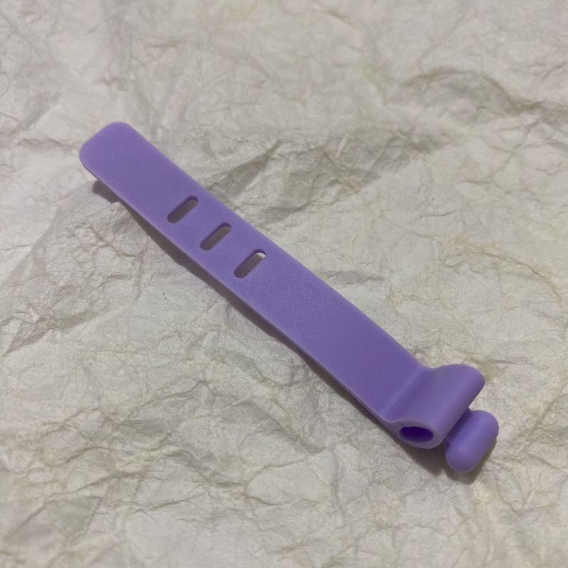 10PCS Cable Organizer Silicone Wire Binding Data Cable Tie Management Bobbin Winder Marker Holder Tape Lead Straps