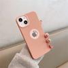 Luxusní měkké silikonové pouzdro na telefon s logem pro iPhone 14 13 12 11 Pro Max X XR XS Max 7 8 Plus SE 2 Kontrastní kryt Candy Color