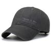 Letter Embroidery Visor Baseball Cap Adjustable Pure Cotton Peaked Cap Snapback Sun Protection Sunshade Hats