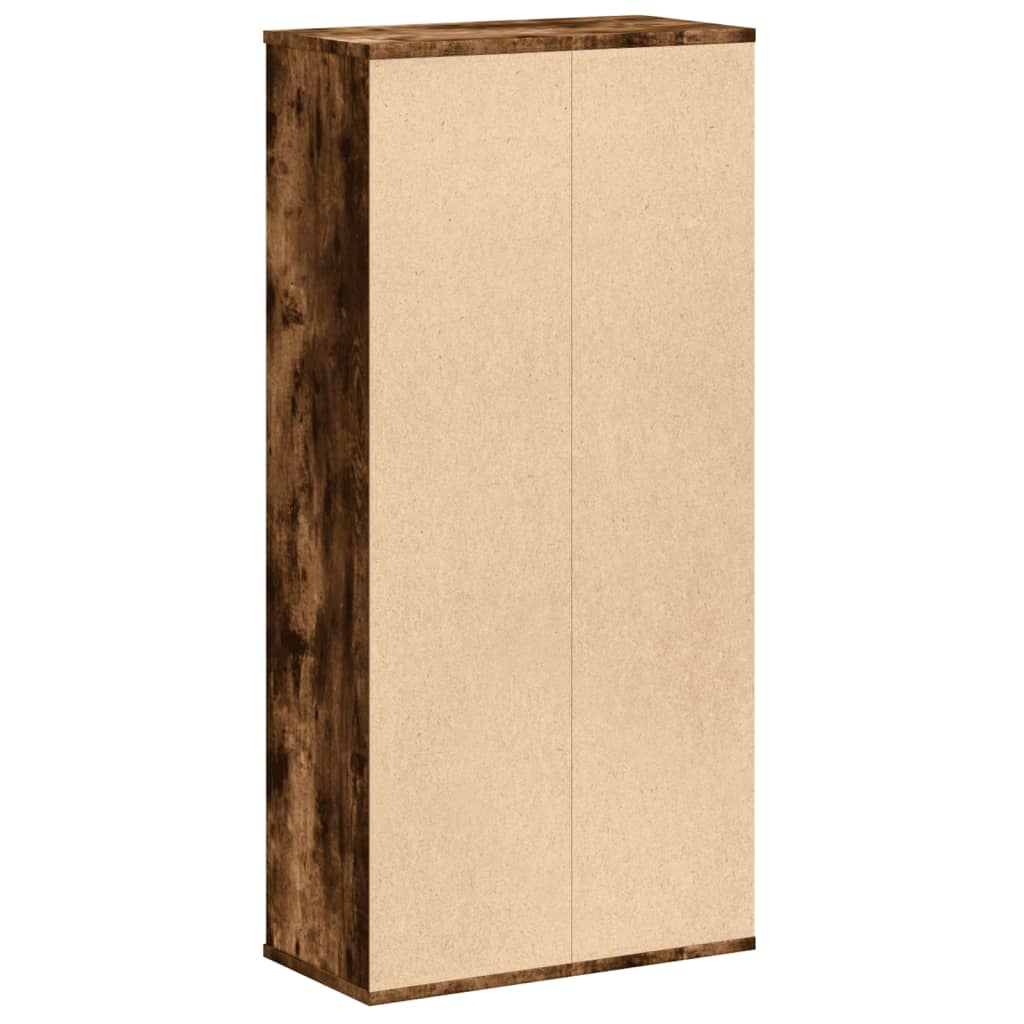 Vidaxl Regał, Przydymiony Dąb, 50X25X105 Cm, Materiał Drewnopochodny