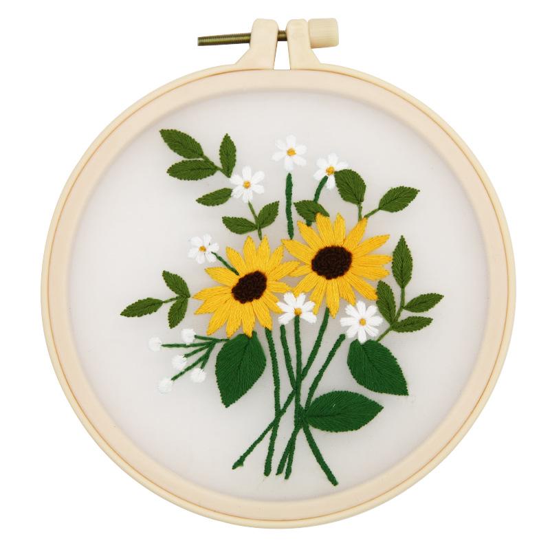 Průhledná příze Vyšívací DIY sada: Lu Výšivka Závěsný Design pro Začátečníky