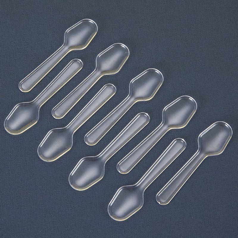 ZISIZ Jednorazowe Małe Łyżeczki Pakowane Pojedynczo