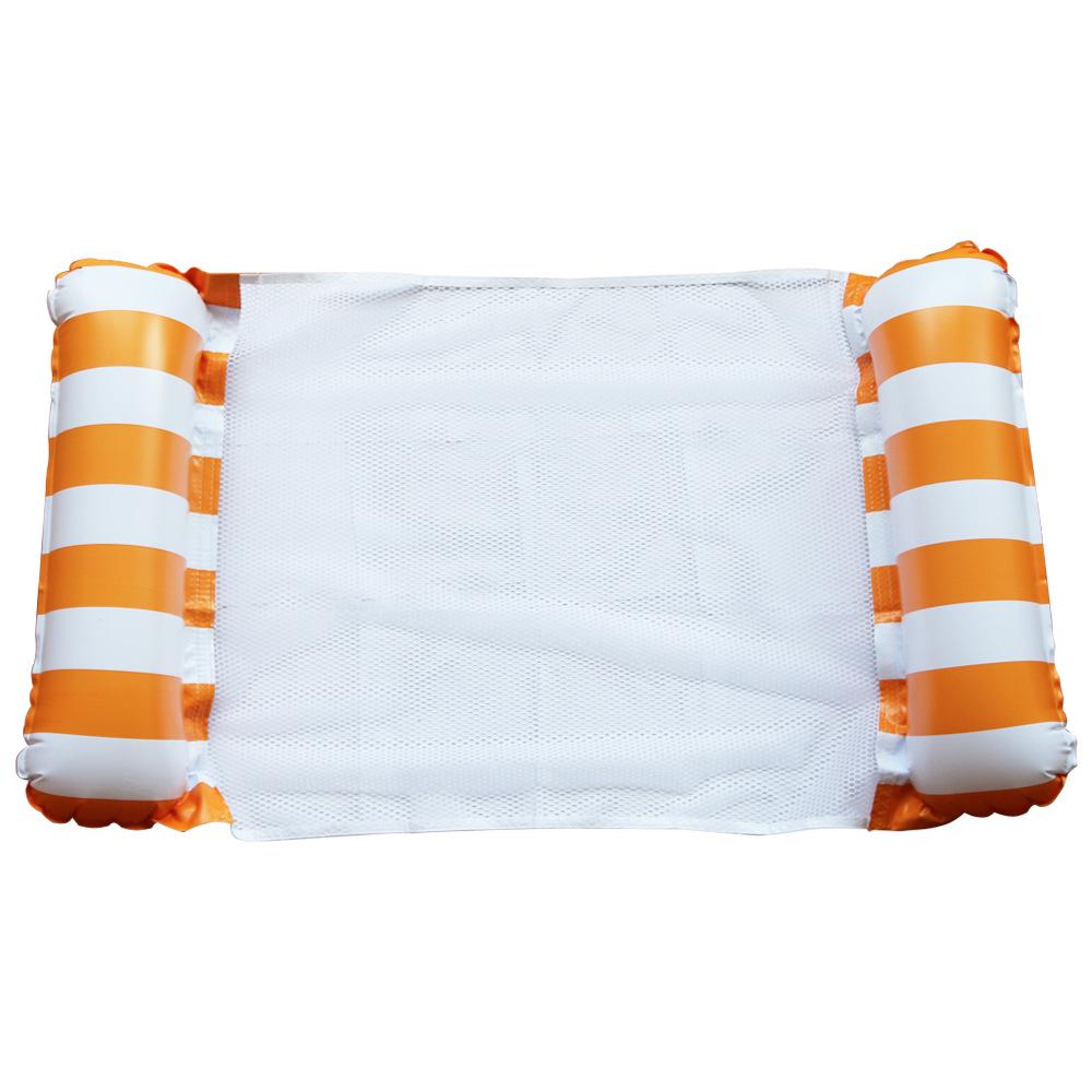 Inflatable Dual-Use Hammock Chair: Foldable Floating Lounge with Net and Backrest