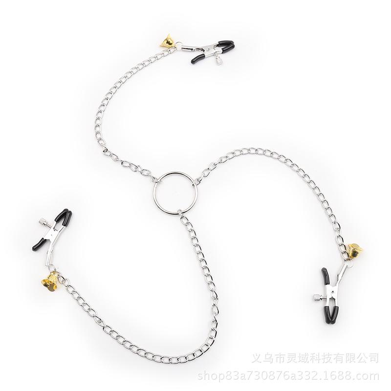 Erotic Trumpet Nipple Clamps Set for Couples - Three-Clip, Four-Clip