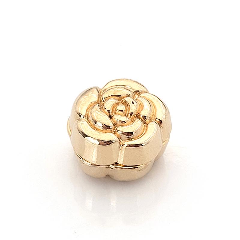 Muslim Hijab Camellia Magnetic Brooch: Anti-Exposure, Fixes Securely