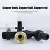 All Copper Tap Water Faucet One Into One Out 4/6/8 Points Water Splitter Connector Thread Garden Irrigation Tank Tap Connector