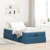 Maison Exclusive - Cadre de lit ottoman avec matelas bleu foncé 80x200 cm velours
