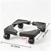 With Casters Mobile Bracket Adjustable Size Caster Stand Moving Base  Gas Cylinder Placement