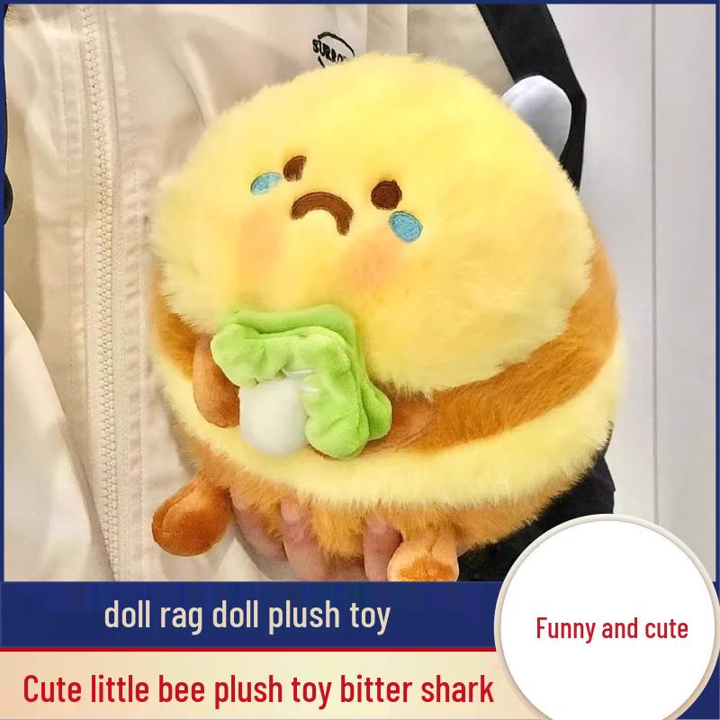 Newcomer Special: Cute Little Bee & Bitter Melon Shark Plush Toy