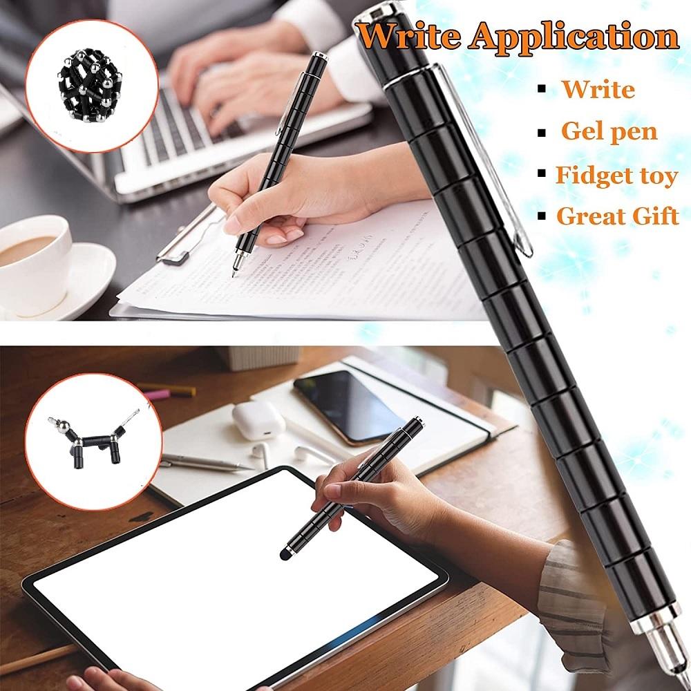 Modular Magnetic Magic Fidget Pen DIY Screen Stylus Relieving Stress Multifunctional Magnet Writing Pen