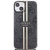 Guess Guhcp15Mh4Psegk Iphone 15 Plus / 14 Plus 6.7 Czarny/Black Hardcase Iml 4G Gold Stripe