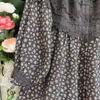 Huimei 1116 Spring New Women's Crew Neck Japanese Shirt Loose Shirt Top Printed Mori Women's Clothing Age Reduction