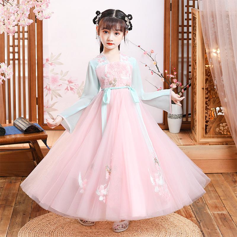 Girl Hanfu Ancient Costume Children Chinese Style Little Girl Dress Tang Dress Princess Skirt National Costume Children