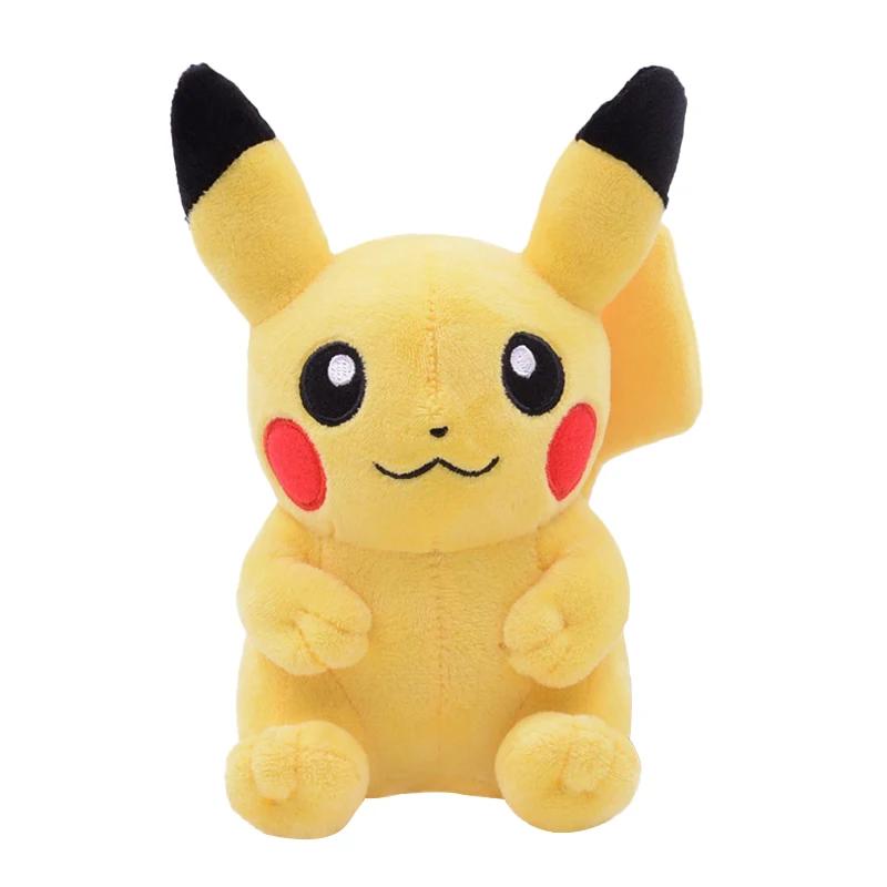 18-22cm Pikachu Plush Soft Stuffed Toy Pichu Charmander Bulbasaur Squirtle Psyduck Eevee Small Sleeping Children Gift