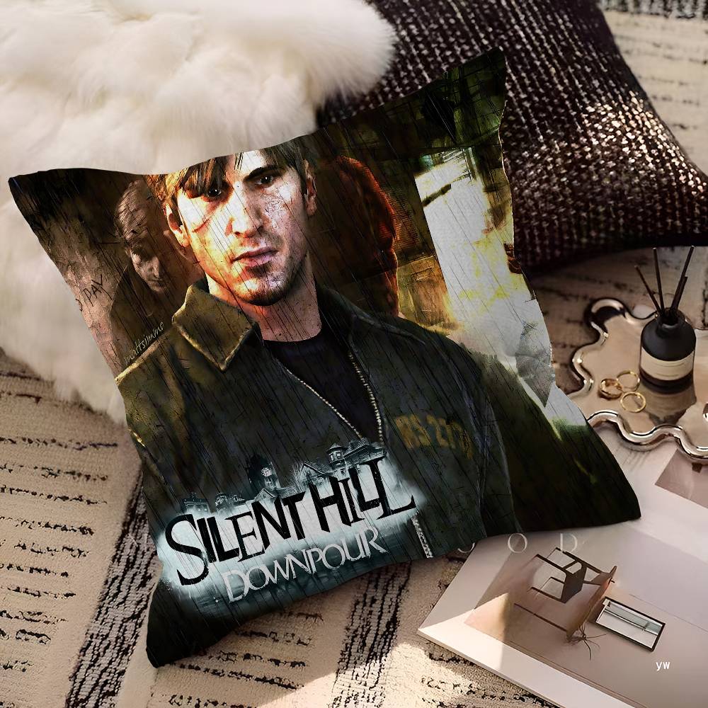 Horror Game SSilent HHill Personalized Pillow Dust Cover Bedroom Kids Party Decoration Pillowcase Birthday Children Gift