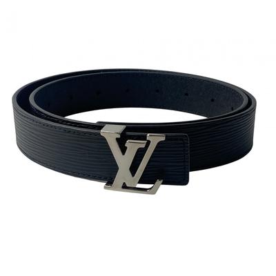 Použitý pánský pásek LOUIS VUITTON černá kůže