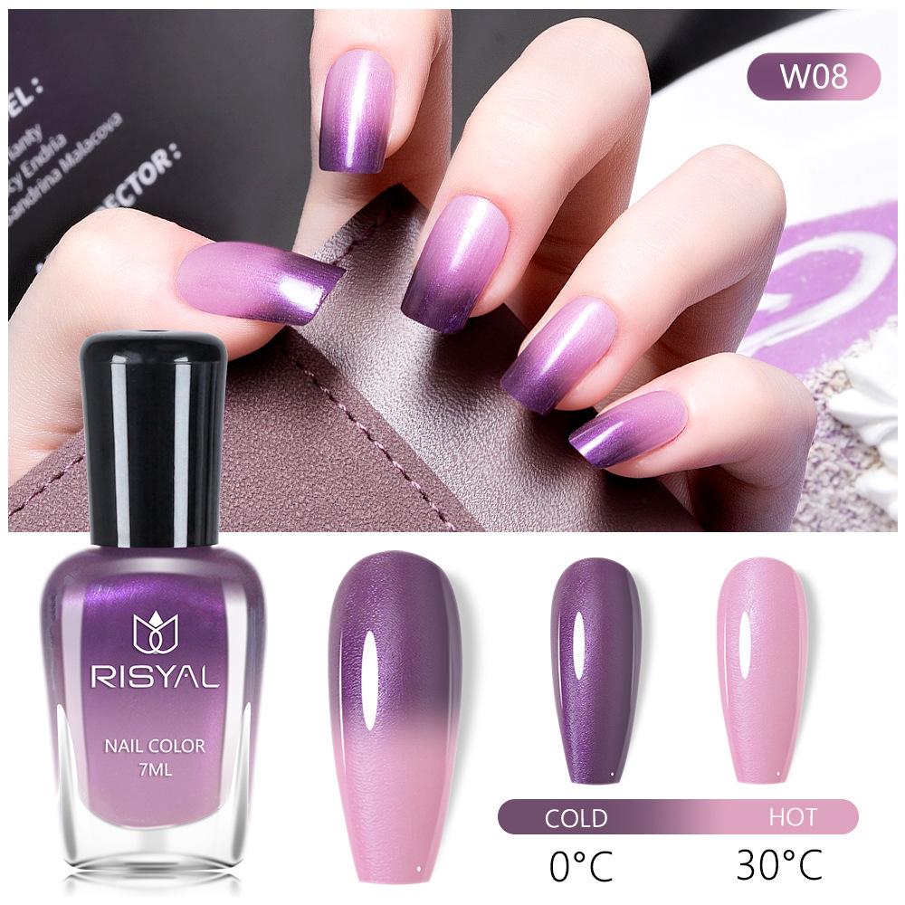 Thermochromic Quick-Dry Gradient Nail Polish Set – Non-Peelable, No Bake